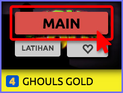 Tombol main merah permainan mesin slot Bonanza88