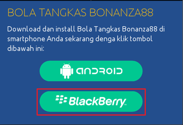 Screenshot panduan install permainan bola tangkas bonanza88 blackbery 2