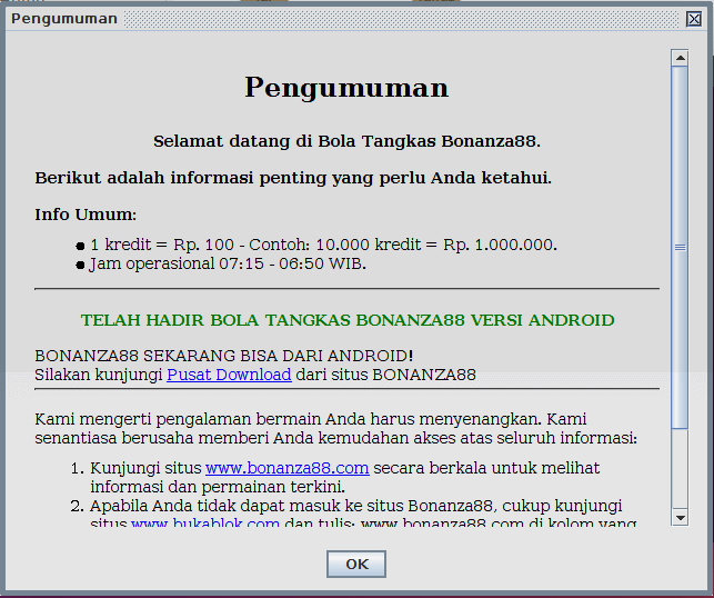 Screenshot panduan install permainan bola tangkas bonanza88 windows 15