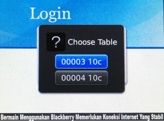 Screenshot permainan bola tangkas blackberry Bonanza88 12