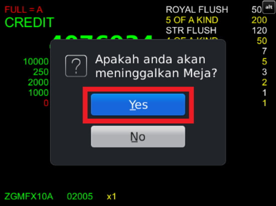 Screenshot permainan bola tangkas blackberry Bonanza88 9