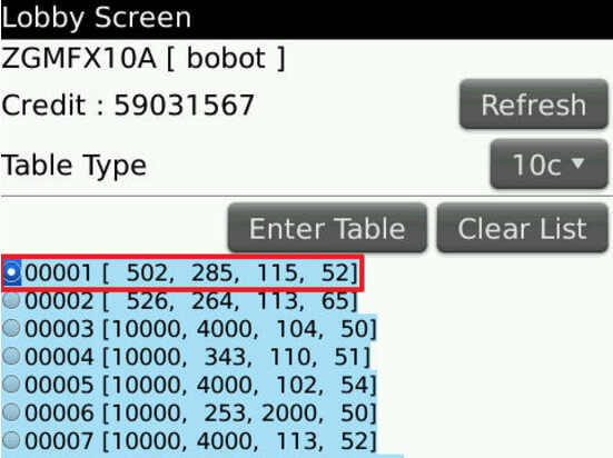 Screenshot permainan bola tangkas blackberry Bonanza88 4