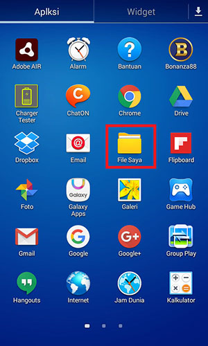 Screenshot panduan install permainan bola tangkas bonanza88 android 18